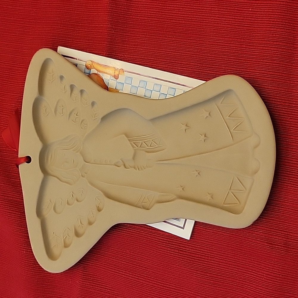 1994 Brown Bag Angel with Candle Cookie Mold
